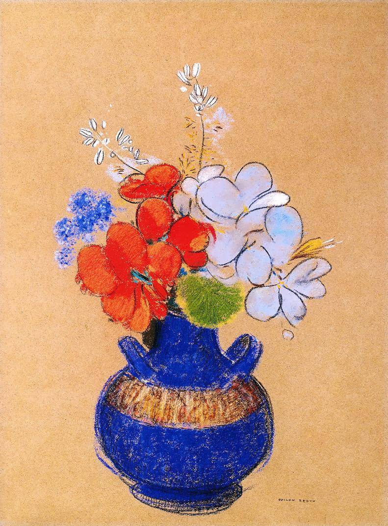 OdilonRedon-FlowersinaBlueVase1