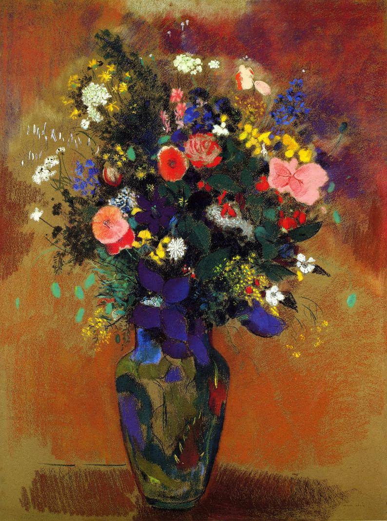 OdilonRedon-LargeBouquetofWildFlowers