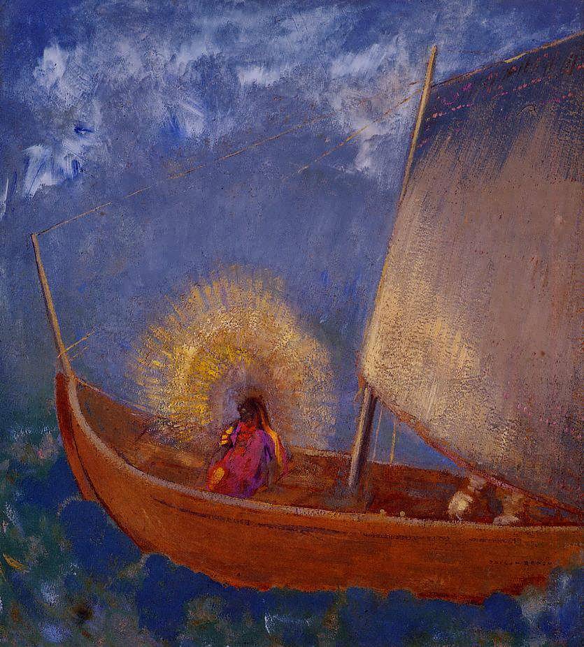 OdilonRedon-MysteriousBoat1