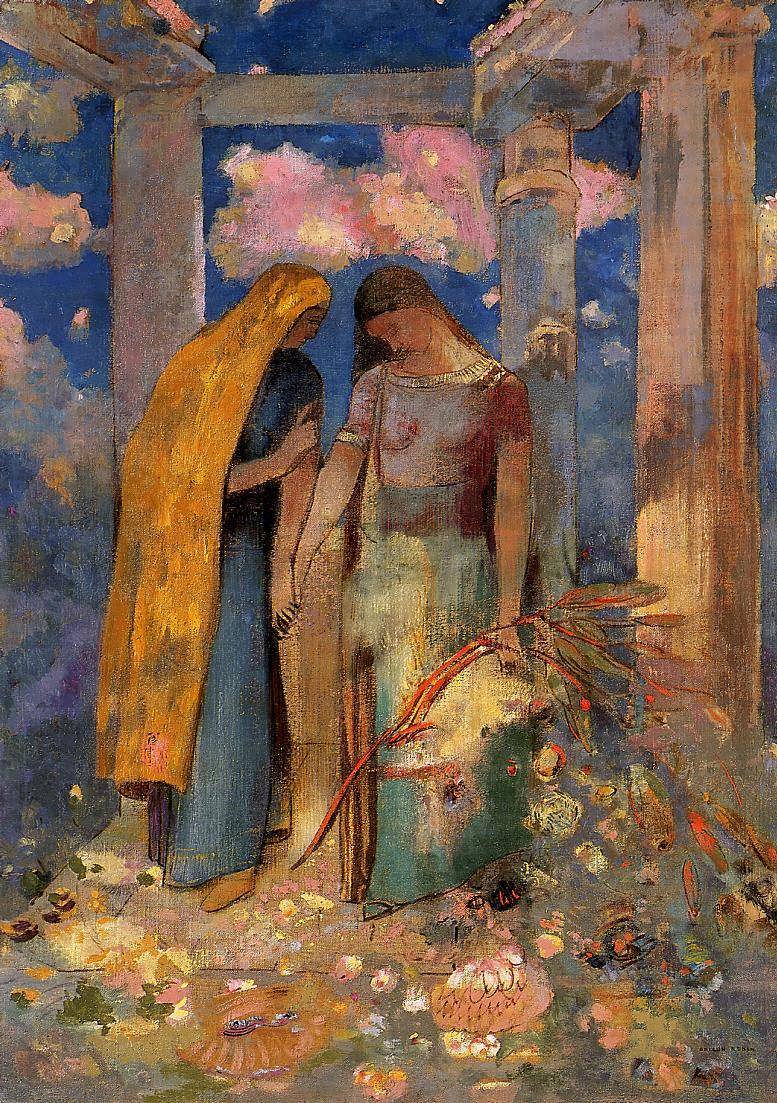 OdilonRedon-MysticalConversation