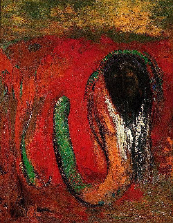 OdilonRedon-OnnesakaChristandtheSerpent1