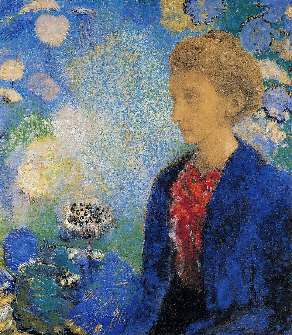 OdilonRedon-PortraitofMadamedeDemecy