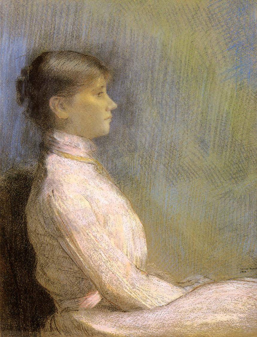 OdilonRedon-PortraitofPauleGobillard