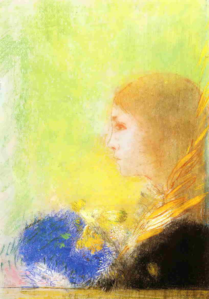 OdilonRedon-ProfileofaYoungGirl