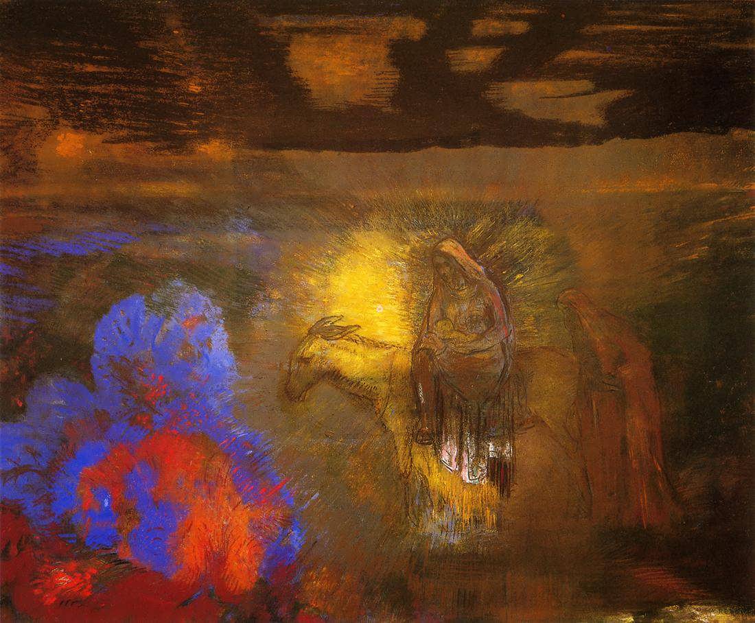 OdilonRedon-TheFlightintoEgypt