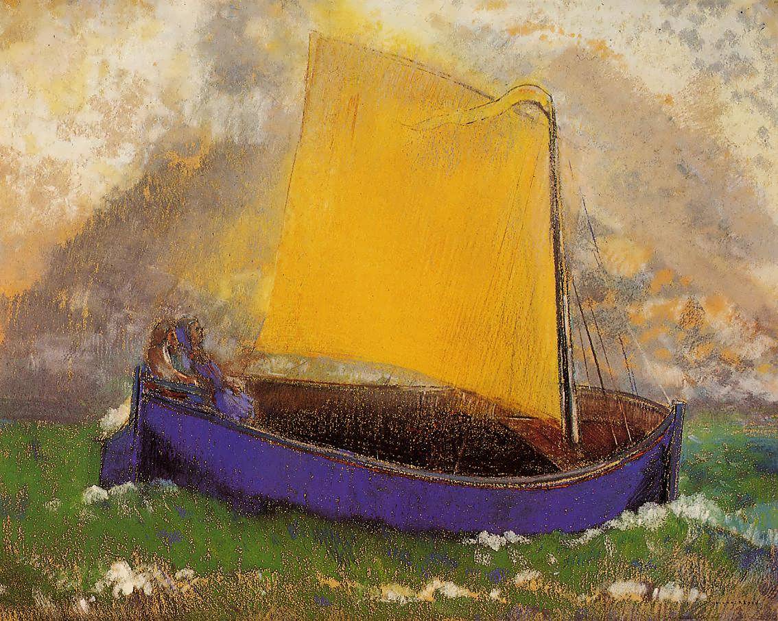 OdilonRedon-TheMysteriousBoat1