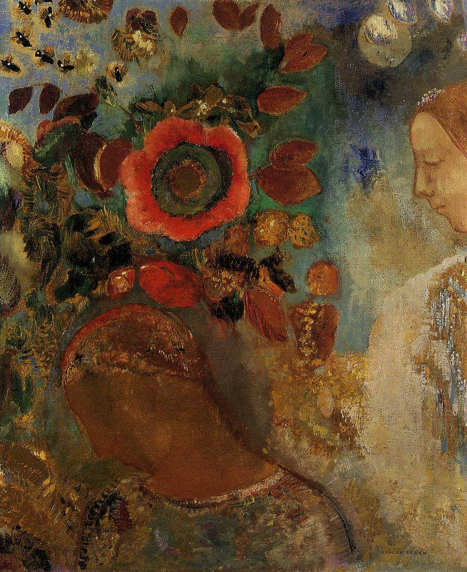 OdilonRedon-TwoYoungGirlsamongtheFlowers1