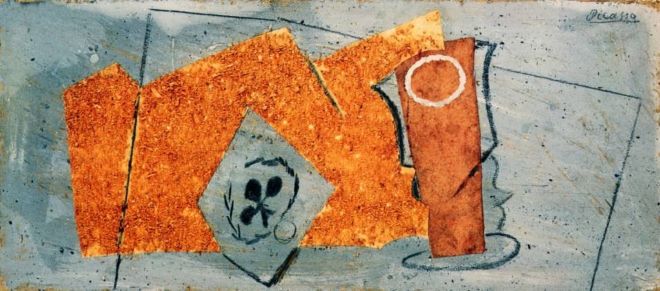 PabloPicasso-PlayingCardandGlass1