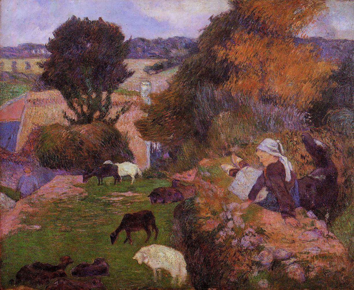 PaulGauguin-BretonShepherdess1