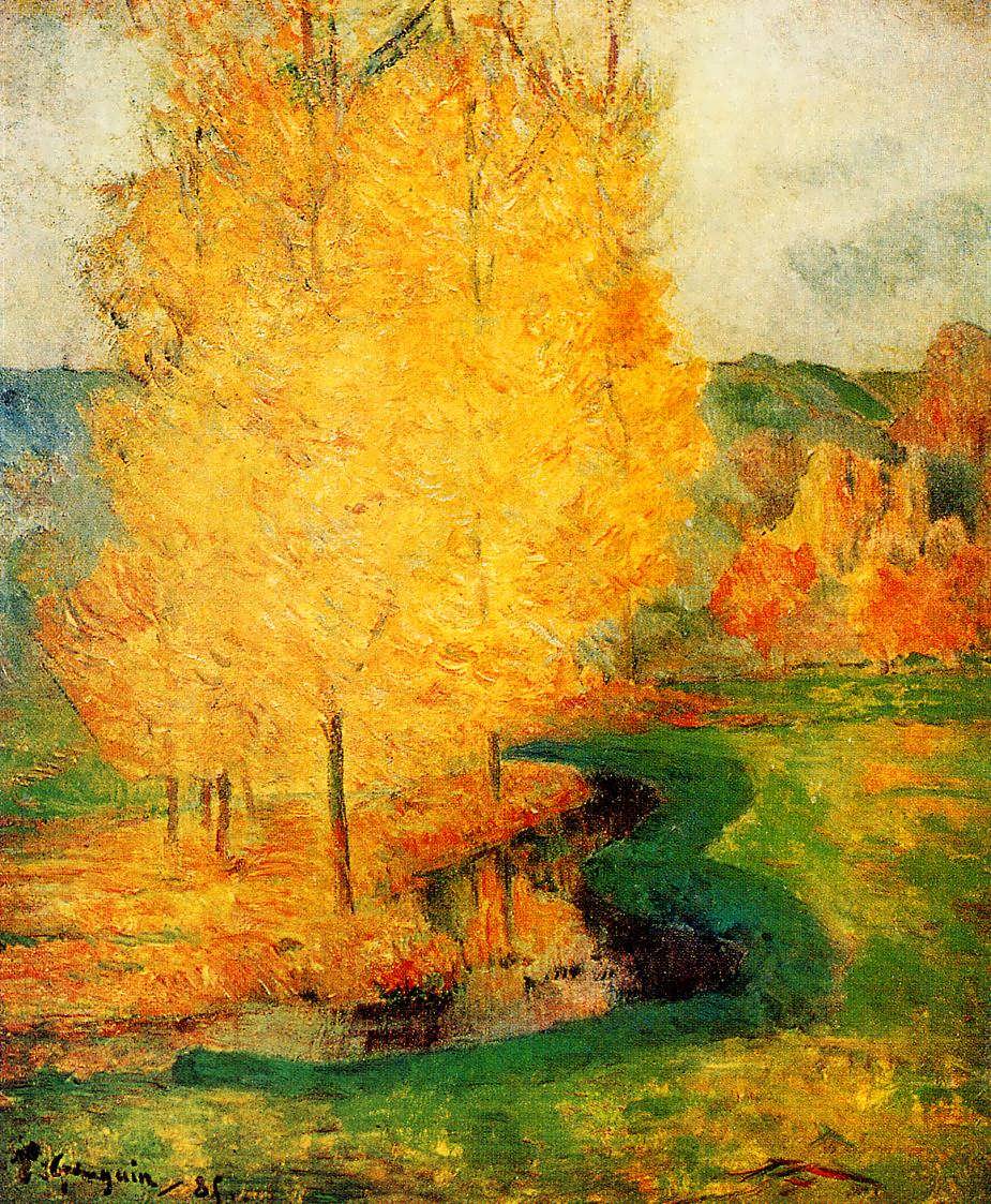 PaulGauguin-BytheStreamAutumn1