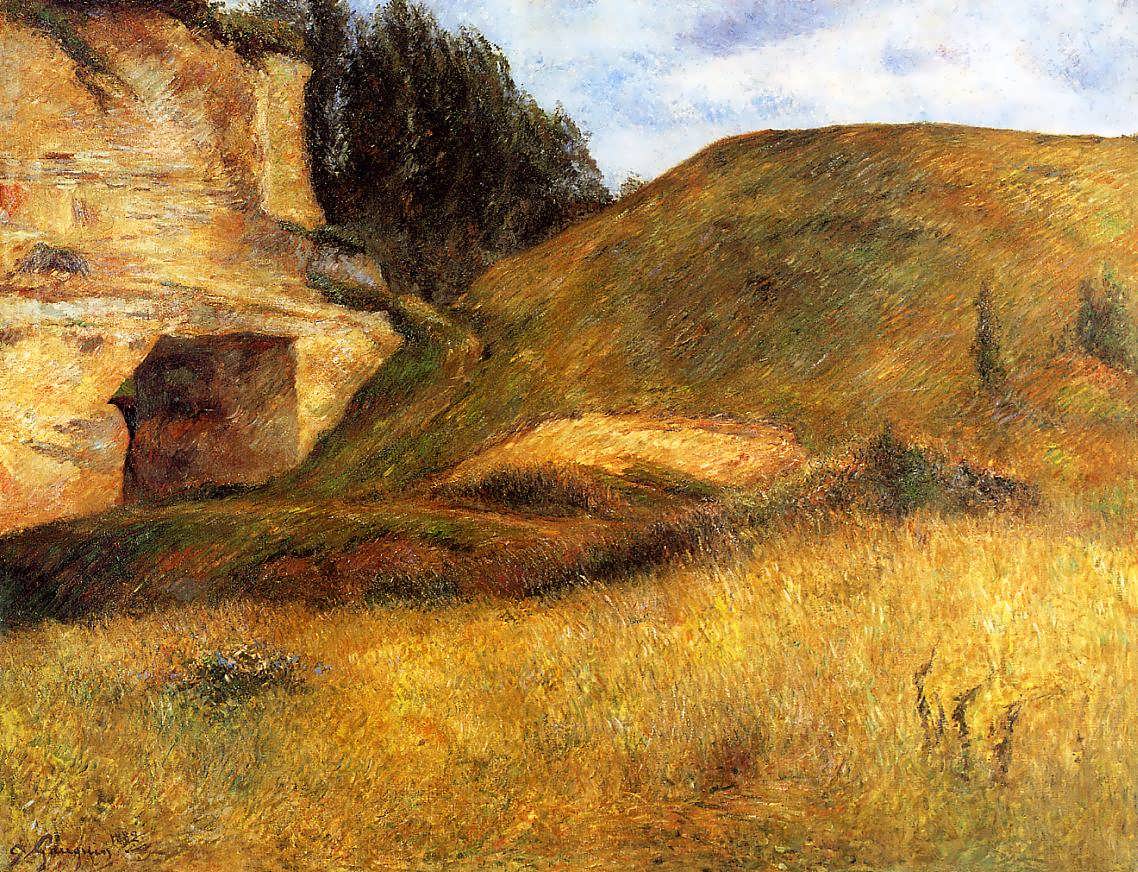 PaulGauguin-ChouQuarryHoleintheCliff1