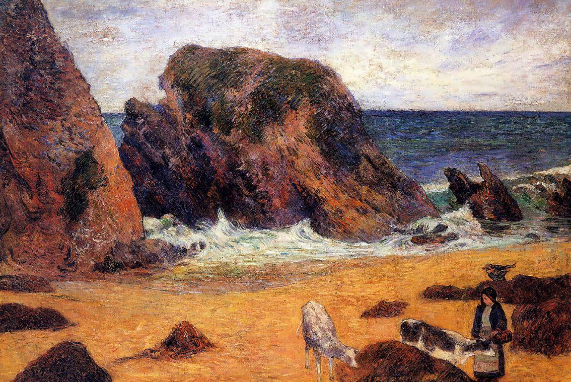 PaulGauguin-CowsbytheSea1