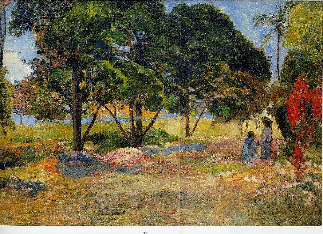 PaulGauguin-LandscapewithThreeTrees1