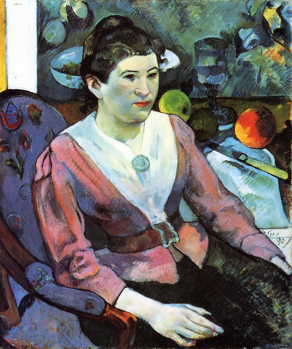 PaulGauguin-PortraitofaWomanwithCezanneStillLife1