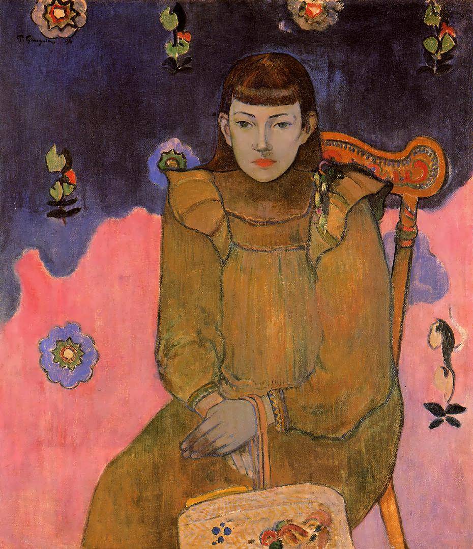 PaulGauguin-PortraitofaYoungWomanVaiteJeanneGoupil1