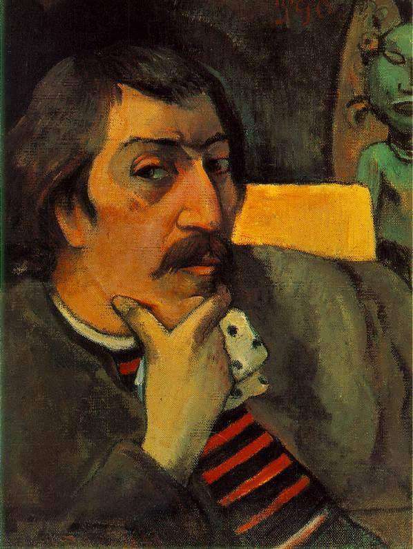 PaulGauguin-PortraitoftheArtistwiththeIdol1