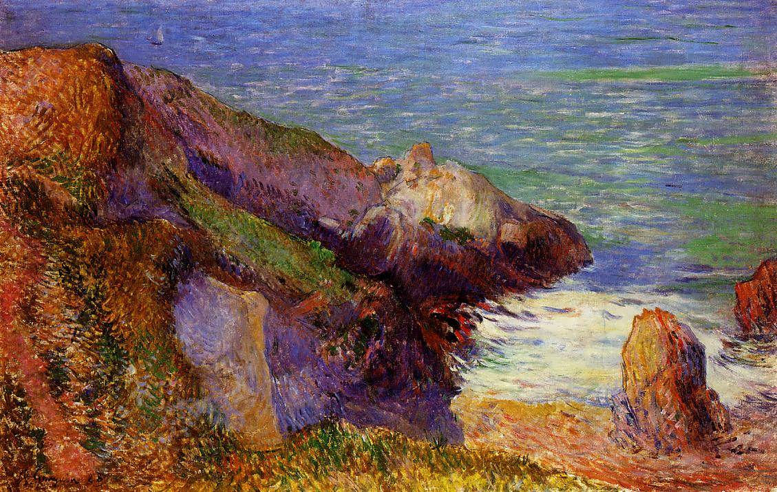 PaulGauguin-RocksontheBretonCoast1