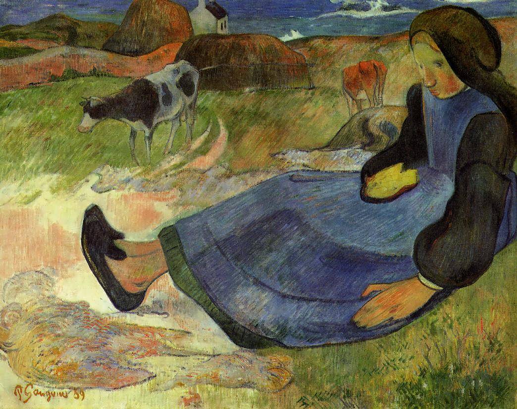 PaulGauguin-SeatedBretonGirl