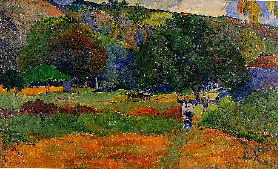 PaulGauguin-TheLittleValley1