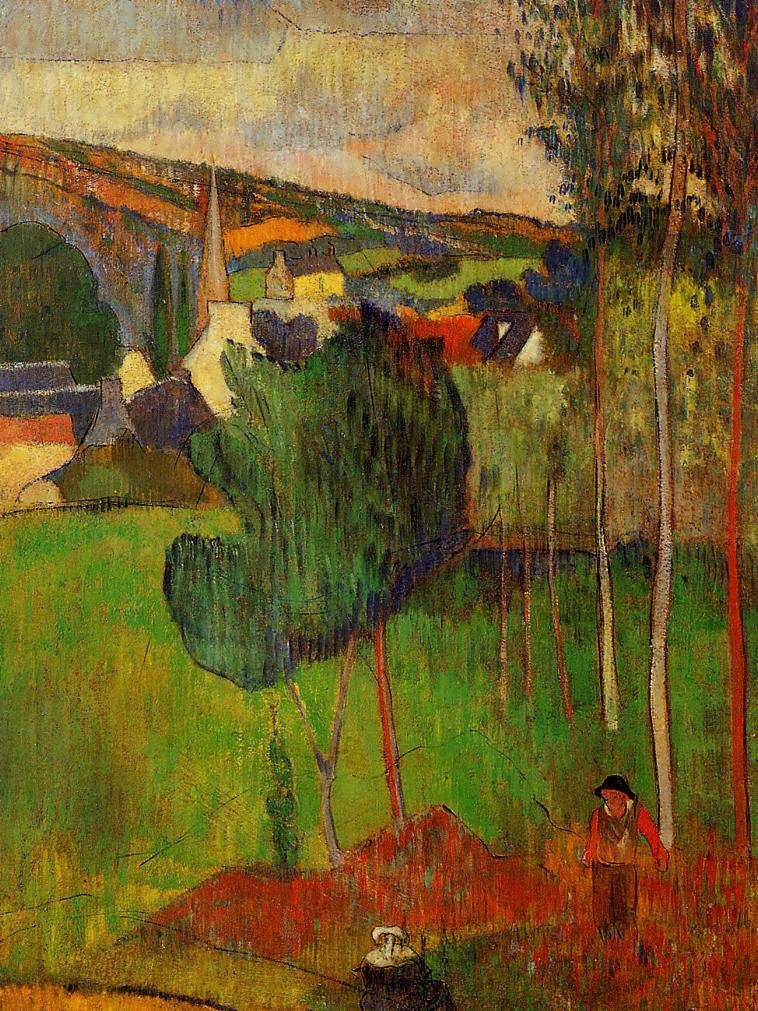 PaulGauguin-ViewofPont-AvenfromLezaven1