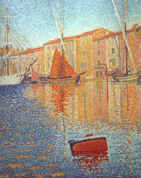 PaulSignac-RedBuoyakaHarbouratSaintTropez1