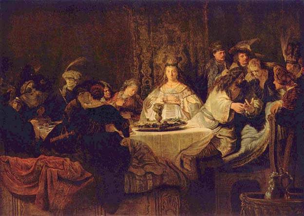 Rembrandt_SamsonPuttingForthHisRiddlesattheWeddingFeast1