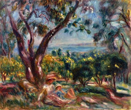 Renoir-CagnesLandscapewithWomanandChild1