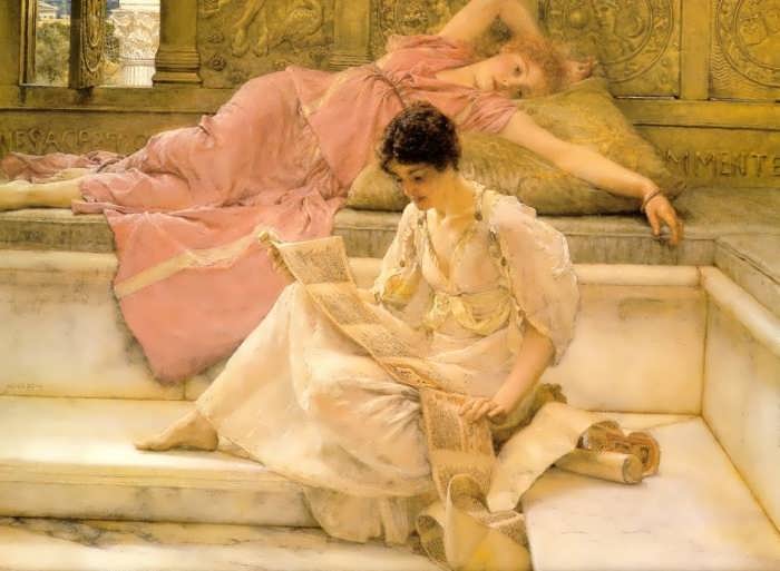 SirLawrenceAlma-Tadema-TheFavouritePoet1