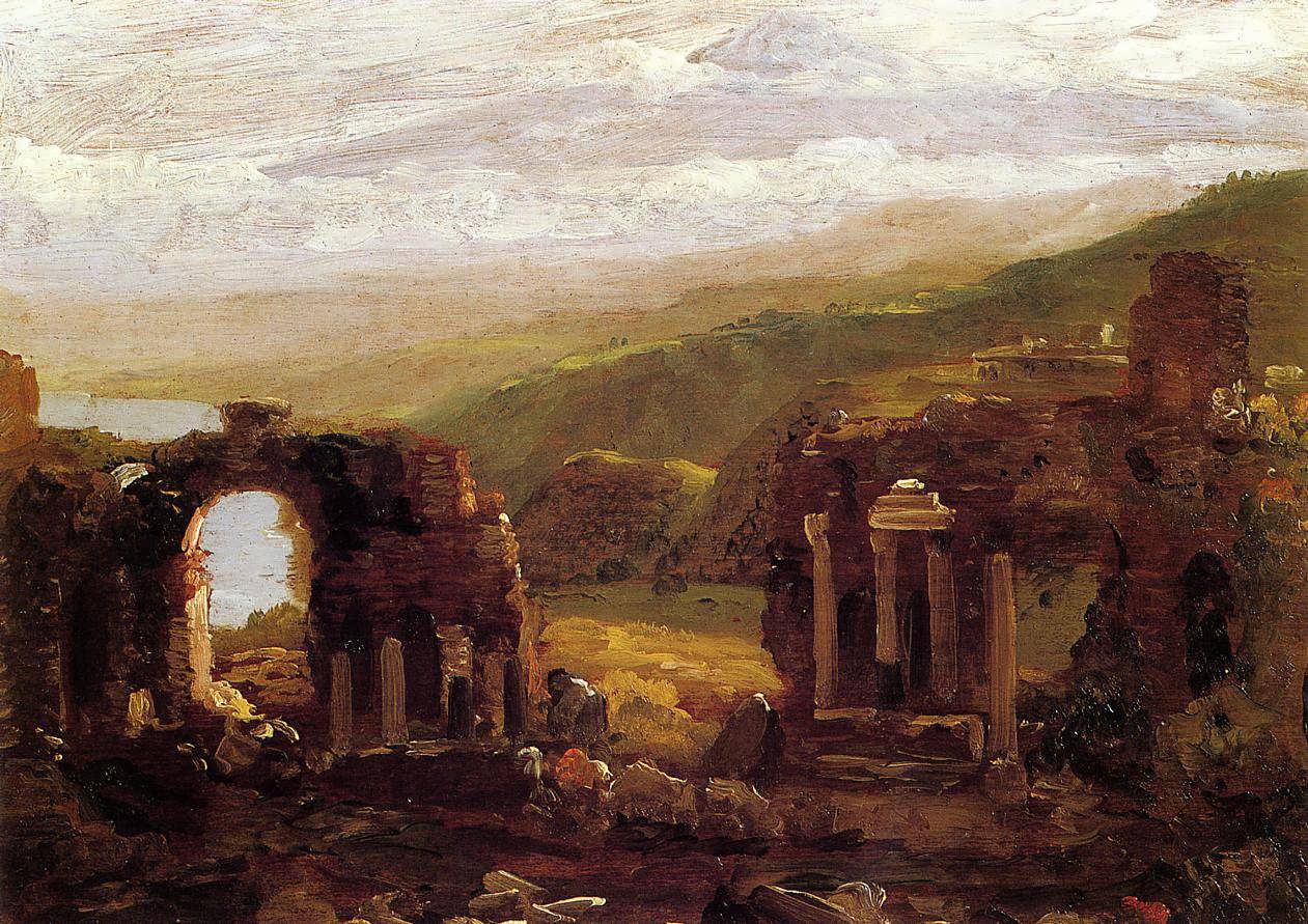 ThomasCole-TheRuinsofTaormina