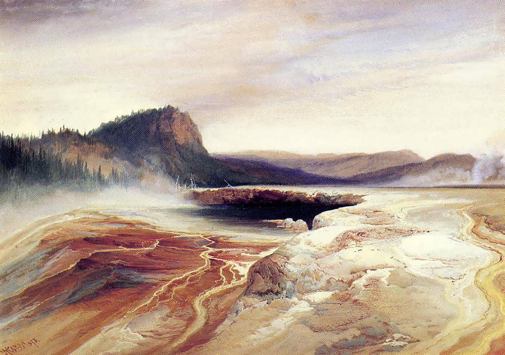 ThomasMoran-GiantBlueSpringYellowstone1