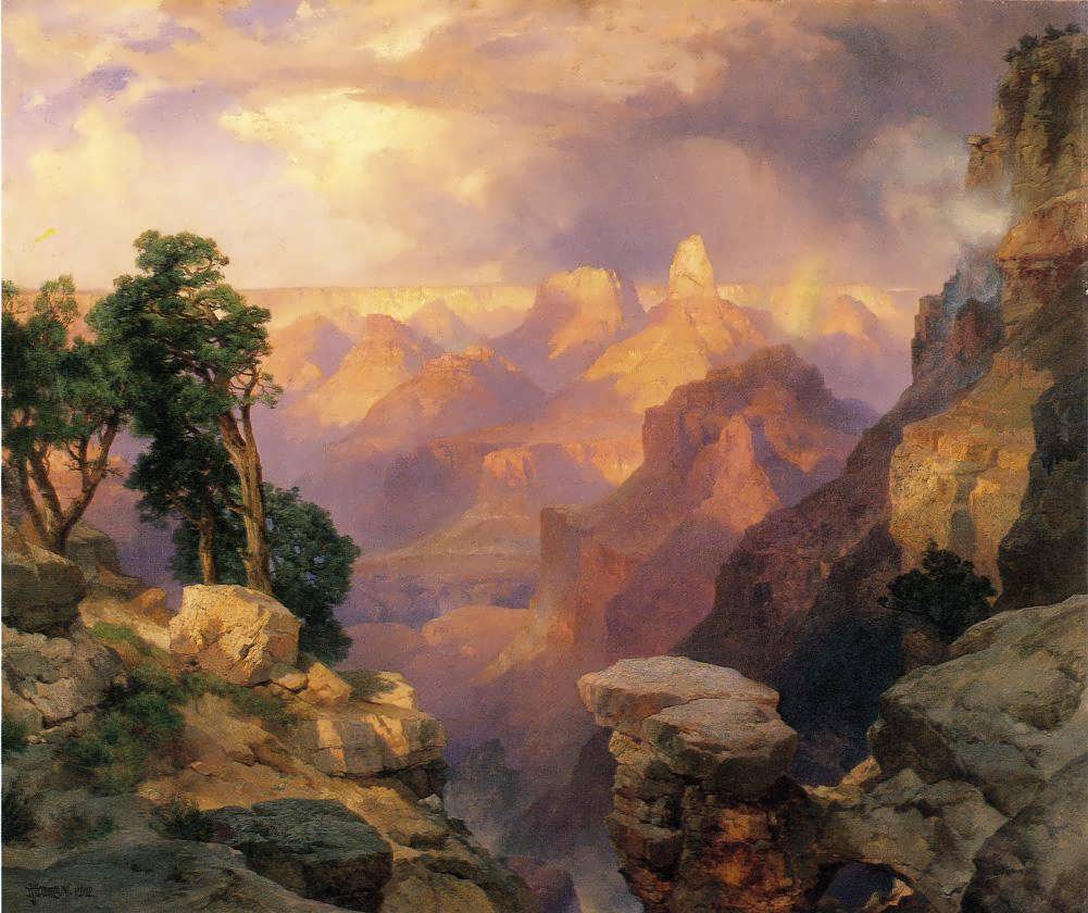 ThomasMoran-GrandCanyonwithRainbows1