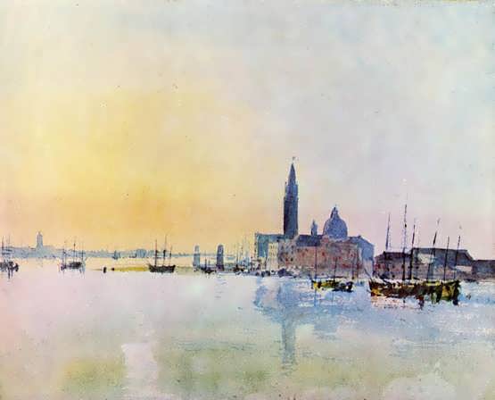 Turner-VeniceSanGuirgiofromtheDogana-Sunrise1