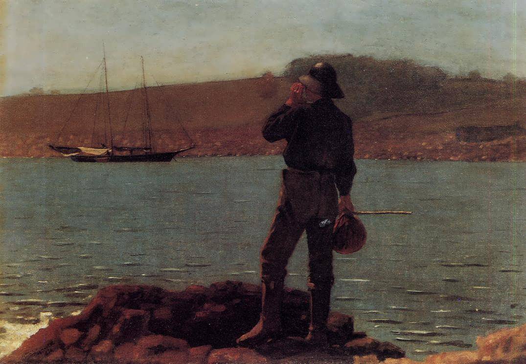 WinslowHomer-CallingthePilotakaHailingtheSchooner1