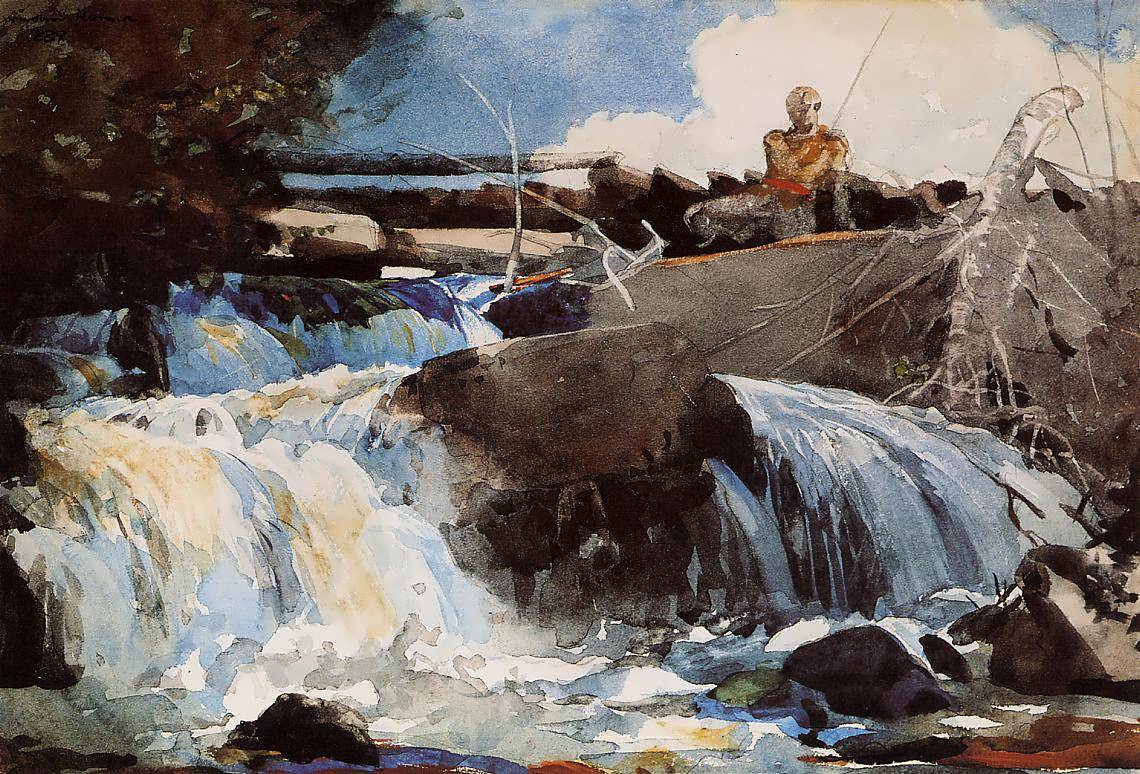 WinslowHomer-CastingintheFalls1