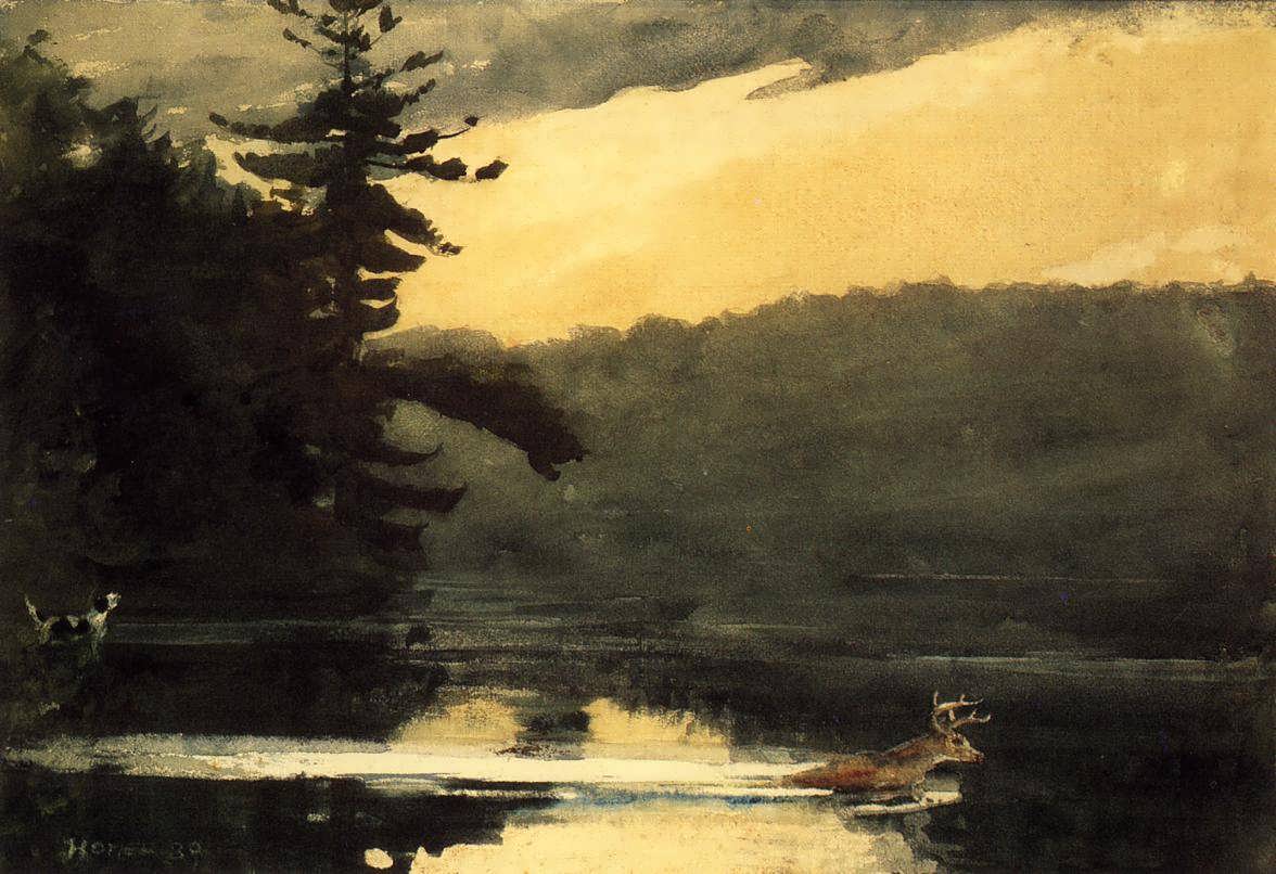 WinslowHomer-DeerintheAdirondacks1