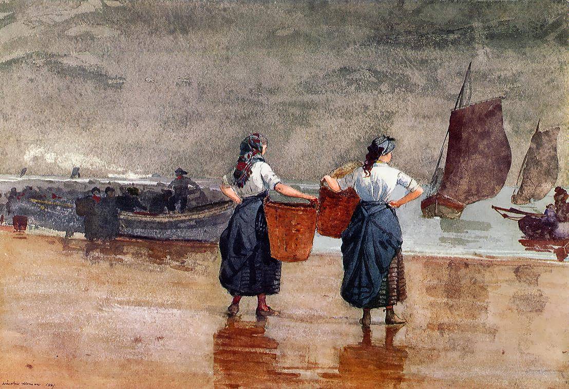 WinslowHomer-FishergirlsontheBeachTynemouth