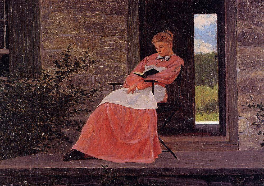 WinslowHomer-GirlReadingonaStonePorch