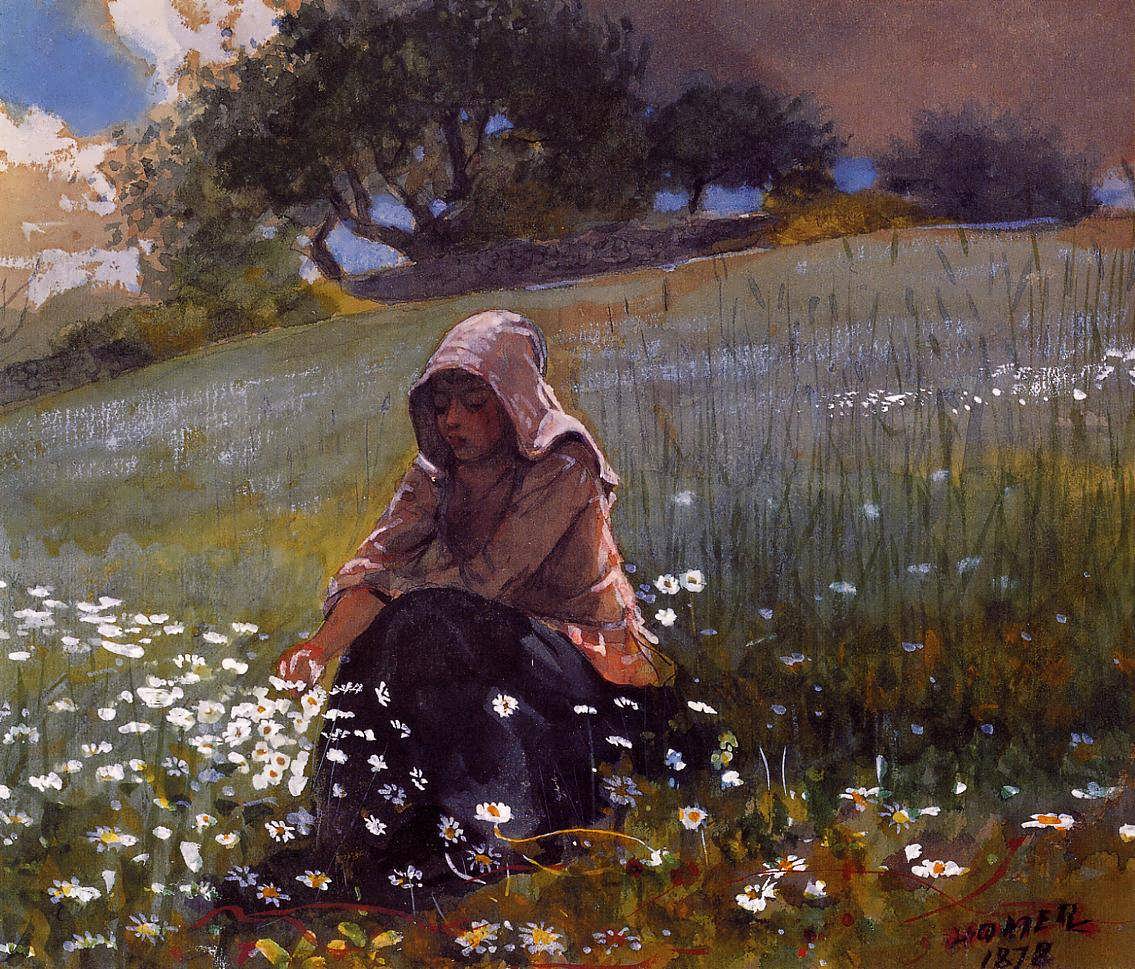 WinslowHomer-GirlandDaisies