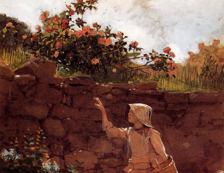 WinslowHomer-GirlinaGarden