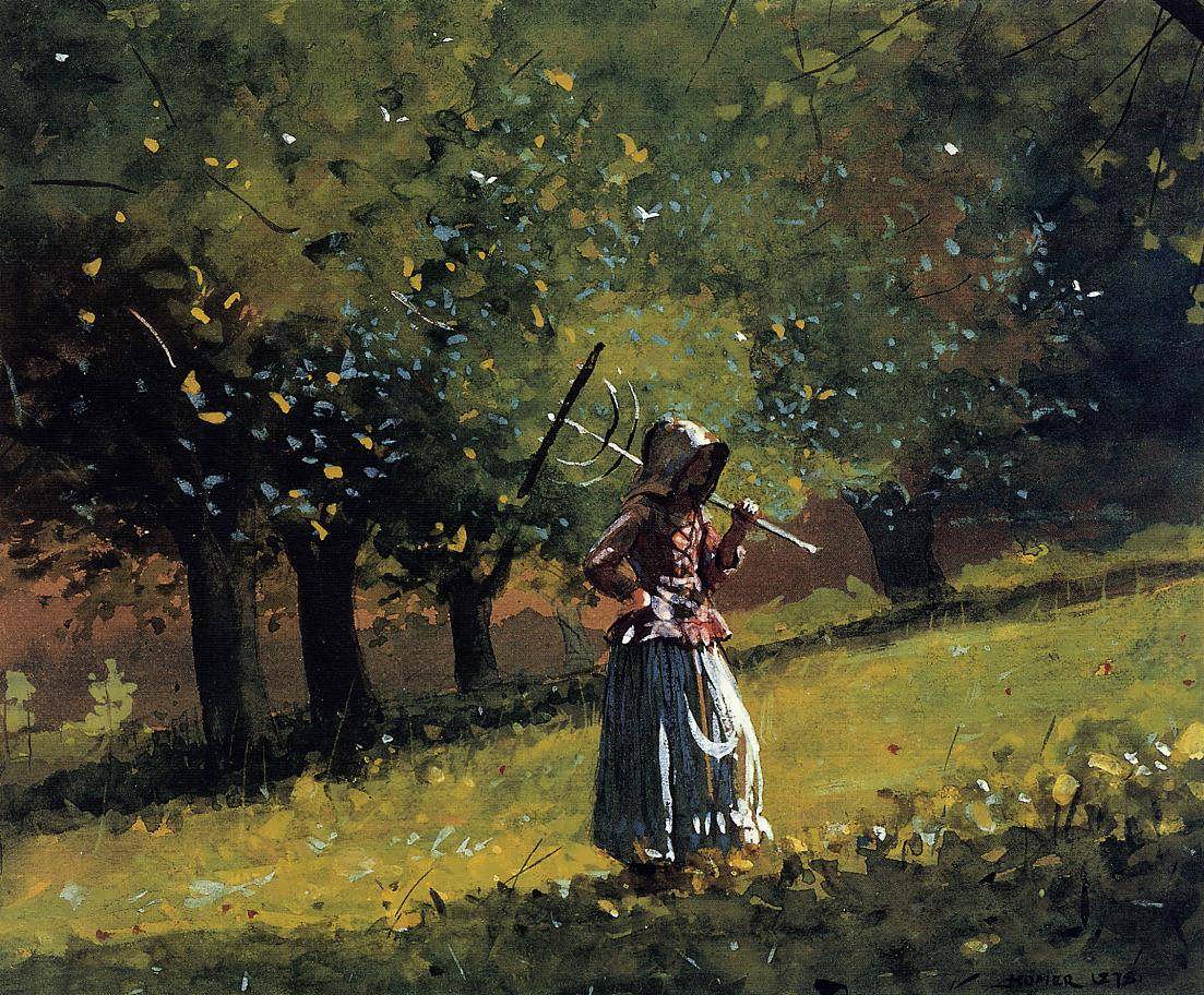 WinslowHomer-GirlwithaHayRake2