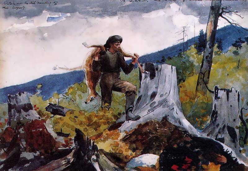 WinslowHomer-GuideCarryingaDeer