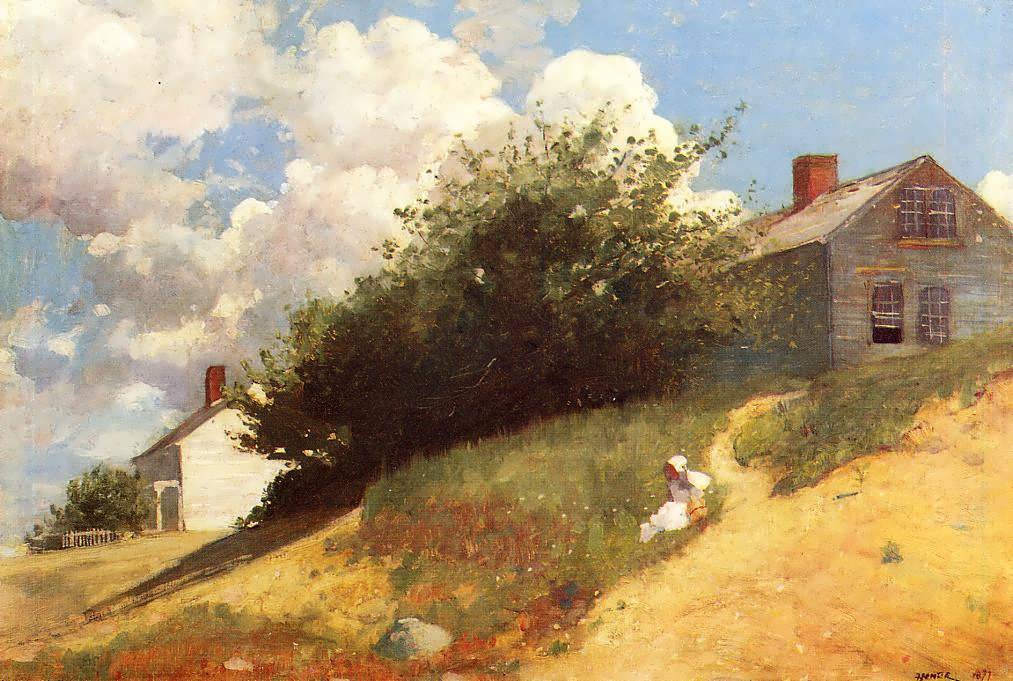 WinslowHomer-HousesonaHill1