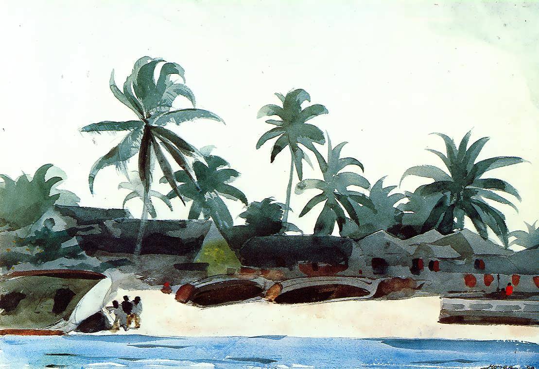 WinslowHomer-NegroCabinsandPalms