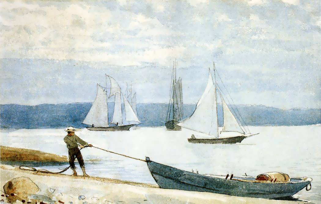 WinslowHomer-PullingtheDory