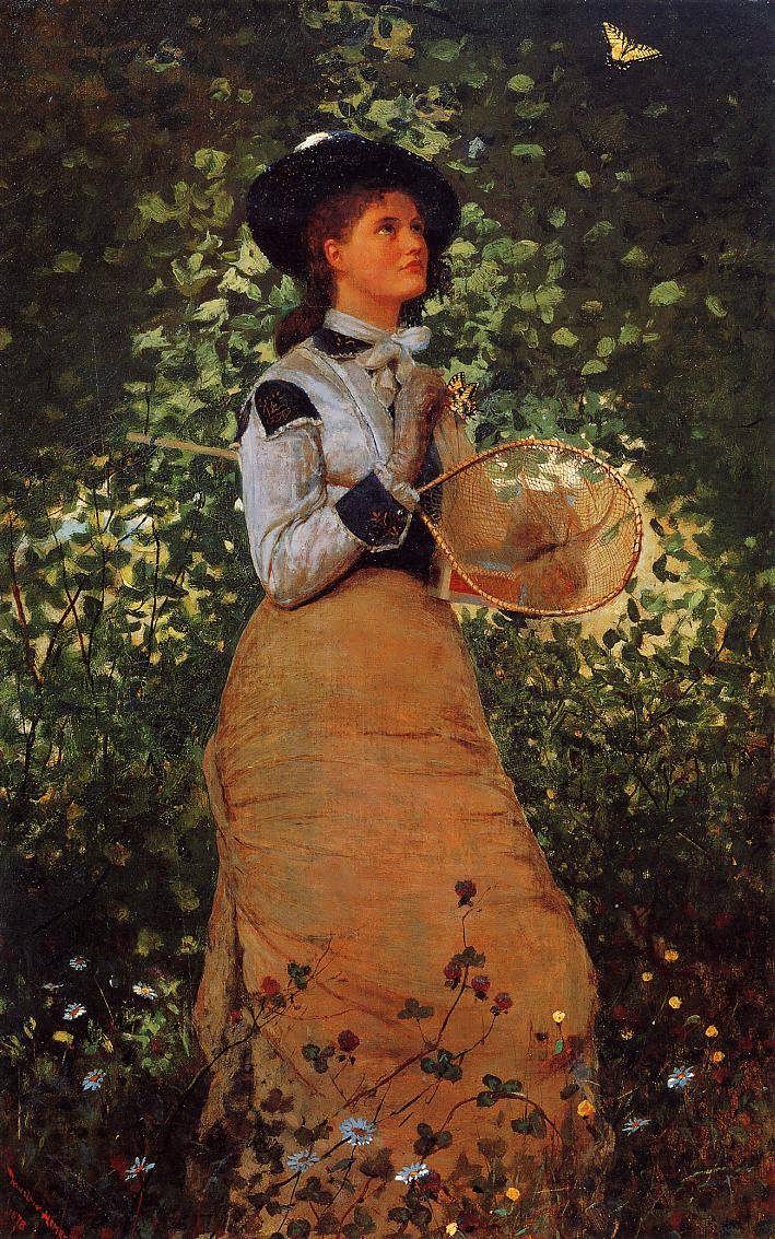 WinslowHomer-TheButterflyGirl