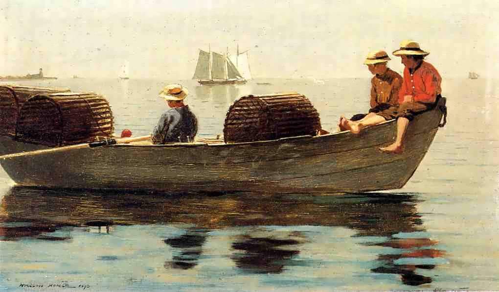 WinslowHomer-ThreeBoysinaDory1