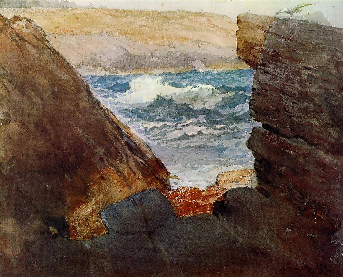 WinslowHomer-ThroughtheRocks1