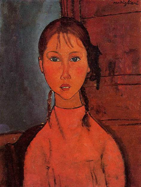 modigliani-GirlwithBraids1