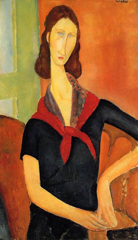 modigliani-JeanneHebuterneinaScarf1